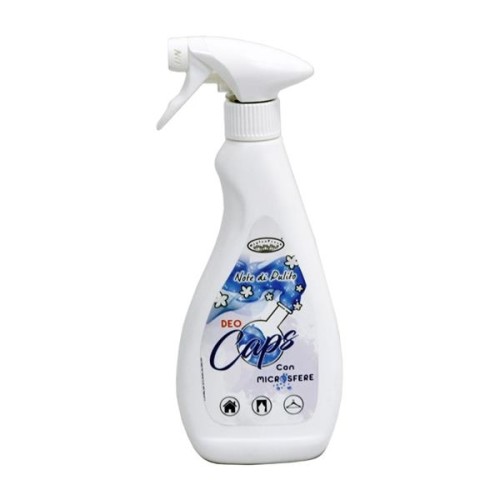 Deodorante in spray Deo Matic per ambienti al fresco profumo di pulito.