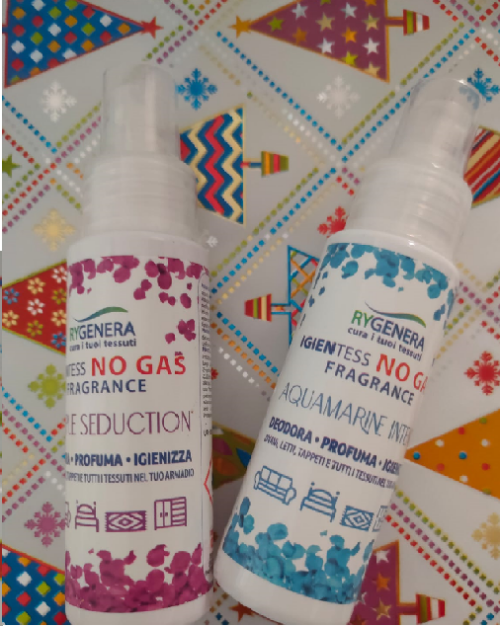 Profumi spray NO gas da 60 ml della linea Rygenera